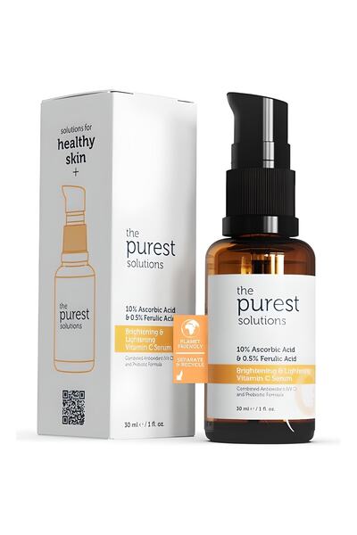 The Purest Solutions Vita-c Serum & Aydınlatıcı Renk Tonu Eşitleyici C Vitami...