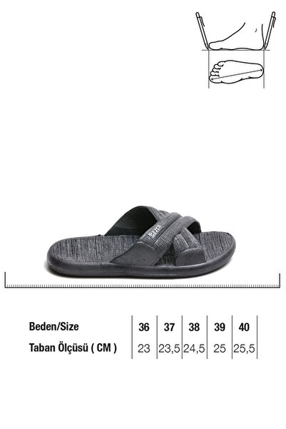 GEZER Yazlık Kaydırmaz Taban Kadın Terlik