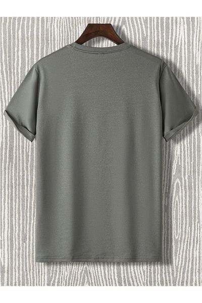 Machetta Tricou pentru copii oversize antracit cu imprimeu Interstellar Travel