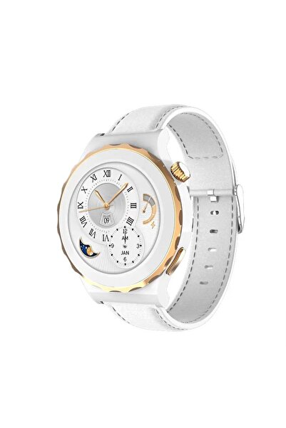 Toptan Bulurum Hw3 Mini Akıllı Saat Gold Yuvarlak Şık Smart Watch 1,32 Inç Hd...