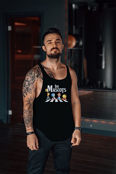 Freeyez The Mascots Gym Fitness Tank Top رياضي