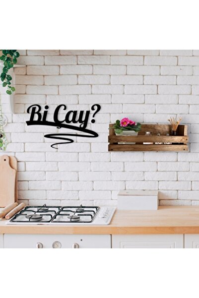 BK Home Dekoratif Doğal Ahşap Raf Ve Bi Çay Duvar Süsü-2