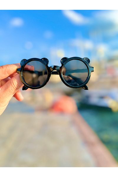 BİGCENTER Children's Sunglasses with Glasses Container Gift