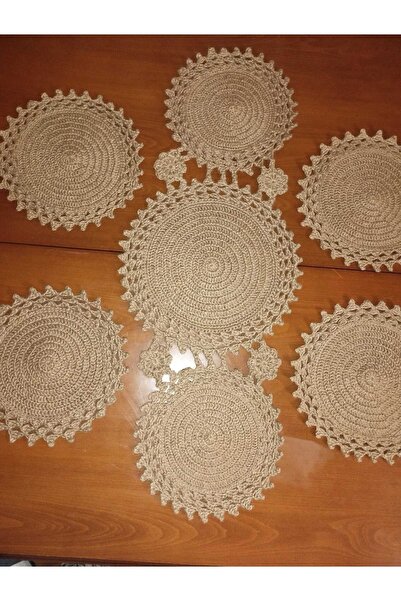 Nesrintsrm Anneler Günü Ve Çeyiz Için Runner Ve Supla Seti Hasır Jut Ipi Ile ...