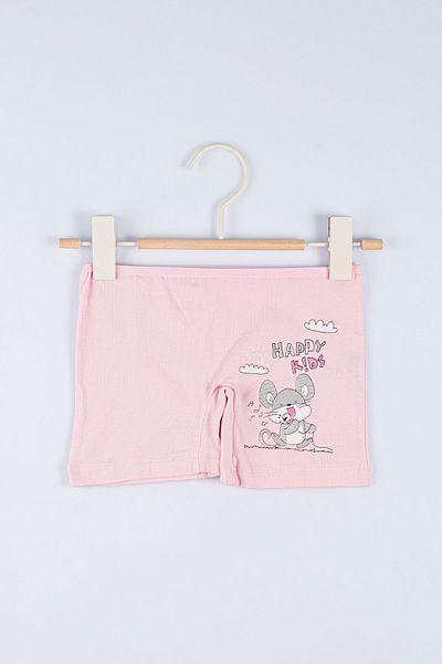 Berrak Set pantaloni scurți pentru fete Happy Kids roz