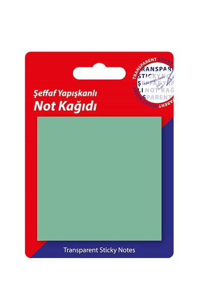 hobi market art Transparent Post-it Adhesive Note Paper Green 76x76 Mm50 Sheets
