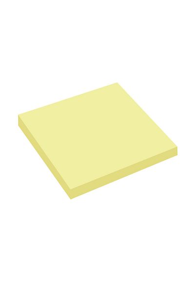 hobi market art Transparent Post-it Adhesive Note Paper Yellow 76x76 Mm50 Sheets