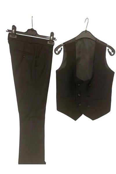 Doctor Boy's 3-Piece Satin Collar Single Button Tuxedo Suit