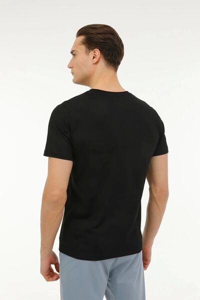 lumberjack Ct102 0 Ανδρικό Tshirt Collar - Μαύρο