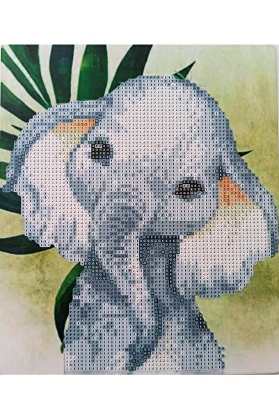 MENTAŞ Boncuklu Taşlı Mozaik Elmas Goblen Pano Tablo Resim Puzzle Dıamond Paıntıng 21x25 Çocuklar Için