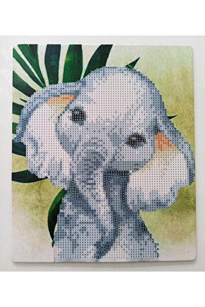 MENTAŞ Boncuklu Taşlı Mozaik Elmas Goblen Pano Tablo Resim Puzzle Dıamond Paıntıng 21x25 Çocuklar Için