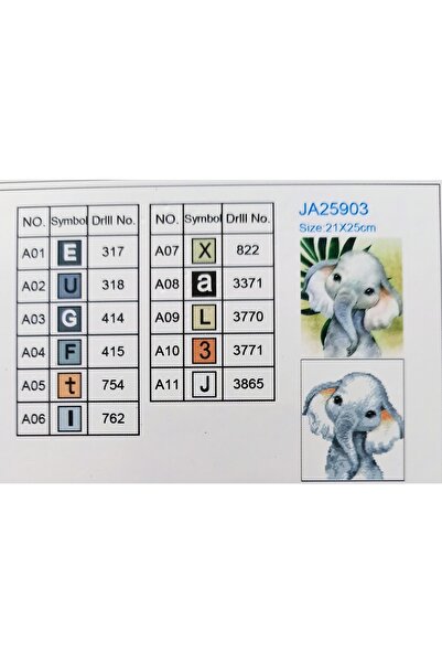 MENTAŞ Boncuklu Taşlı Mozaik Elmas Goblen Pano Tablo Resim Puzzle Dıamond Paıntıng 21x25 Çocuklar Için