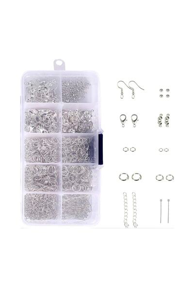 RLX BUJİTERİ Takı Yapım Ve Tamir Seti 10 Lu Kutuda Küpe Kolye Bileklik Yapım Ve Tamir Seti/ Takı Aparatları