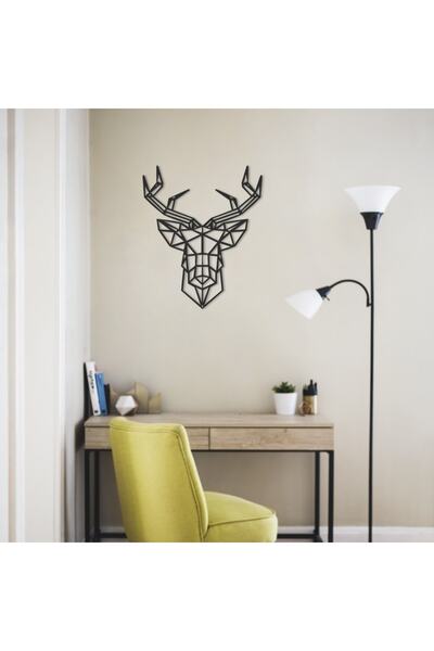 Machin-x - Geyik - Deer - Metal Duvar Tablosu - Duvar Figürü - Duvar Görseli