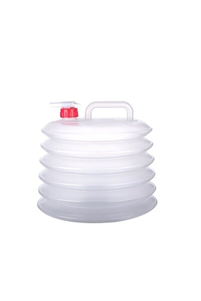 MAGİTOPTAN Πτυσσόμενο δοχείο νερού με βρύση - Κάδος νερού - Κάμπινγκ 10 Lt