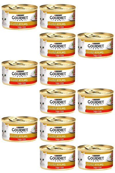 12 Adet Gourmet Gold Kıyılmış Sığır Eti 85 Gr