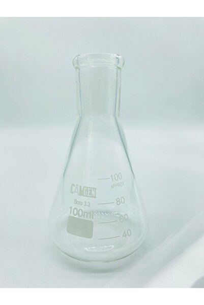 Erlen Dar Boyunlu Dereceli Borosilikat 100ml - 1 Adet