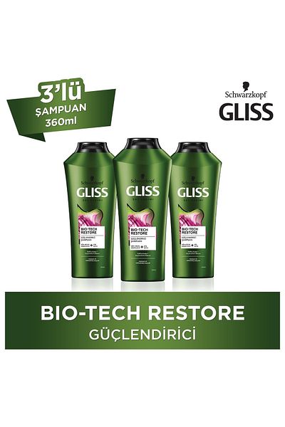 Gliss Bio-Tech Restore X3 Shampoo