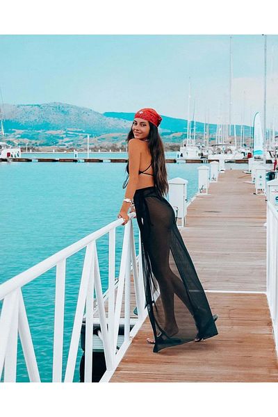 ARHEZ TEKSTİL Yullissa Tulle Pareo Φούστα