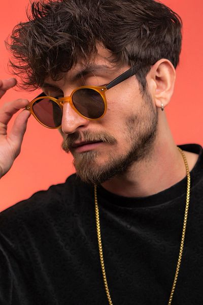 Focus On Hardy Matte Mustard Polarized Sunglasses