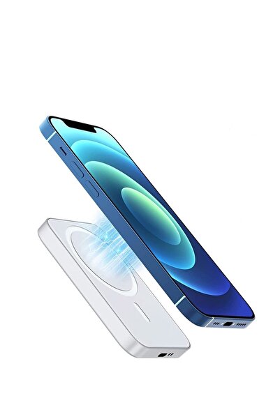 BEBTECH Iphone 11 12 13 14 Plus Max Pro Uyumlu Magsafe Kablosuz Şarj Cihazı P...
