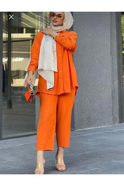 EC MODA Women's Hijab Suit with Trousers