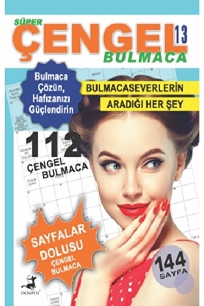 Olimpos Yayınları Süper Çengel Bulmaca- 13 kitabı Ahmet Ayyıldız