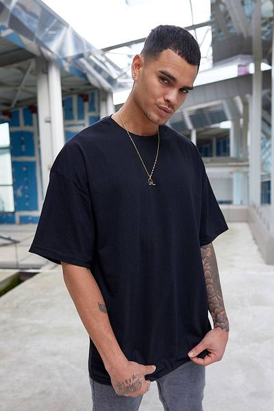 FAVORİST Oversize Απλό Αθλητικό Μπλουζάκι χωρίς στάμπα