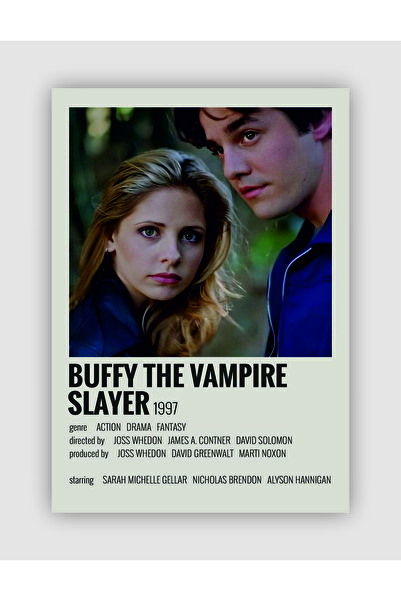 fırsatlar diyarı Buffy The Vampire Slayer Film Info Card Bilgi Kartı Duvar Po...