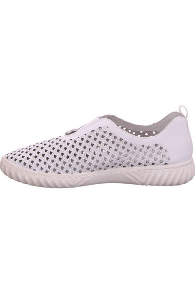 Rieker Stiefelette - Weiß - Flacher Absatz