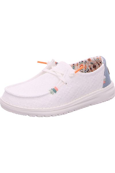 HEY DUDE Loafer - Weiß - Flacher Absatz