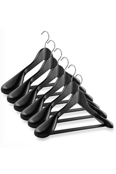 menofis Ahşap Ceket Askısı Ahşap Takım Elbise ve Palto Askısı  3 Adet