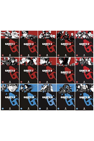 Kurukafa Yayınevi Gantz 15'li Manga Seti Full