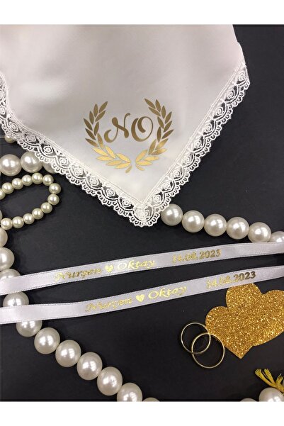 Koçak Etiket Söz & Nişan Yüzük Kurdelesi -incisiz- (K03T)