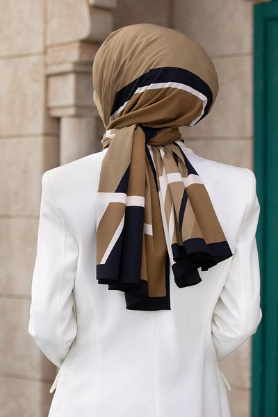 Vissona Γυναικείο σάλι πολυτελείας Medina Silk Mink-2