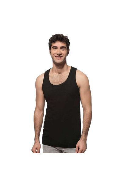 ÖZKAN Ανδρικό Ribana Cotton Sports Athlete Rambo Singlet Single 0058