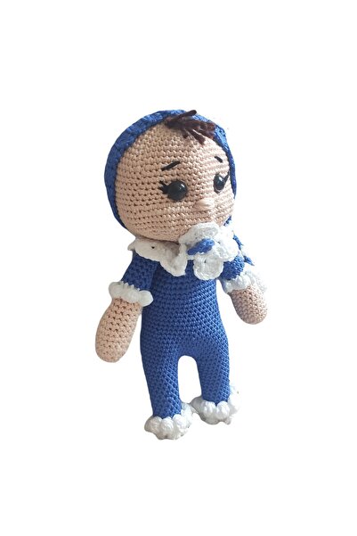 NesliWorld Emzikli Minik Bebek Amigurumi Organik Oyuncak