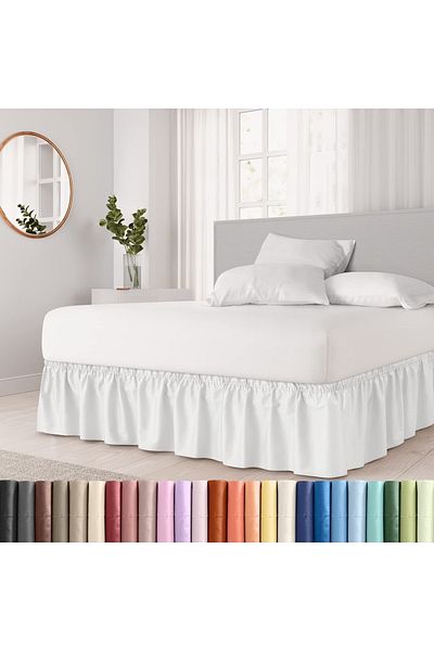 Sens Moi Base Ruffle & Single & White - Ranforce Fabric