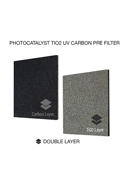 FAF FİLTRE Vigor Plus Filtre Üstüne Uyumlu Ilave 3mm Çift Katmanlı Formaldehi...