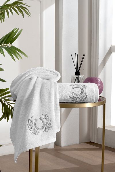 Tanem Home 100% Cotton Embroidered 3 Piece Men's Bathrobe Set | Bathrobe Set | Dowry set