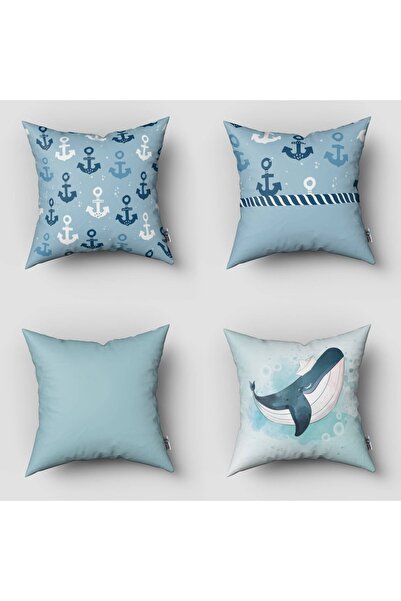 instababyrooms Dečija soba Digitalna štampa komada, 4 komada, Jastuk navlake ...