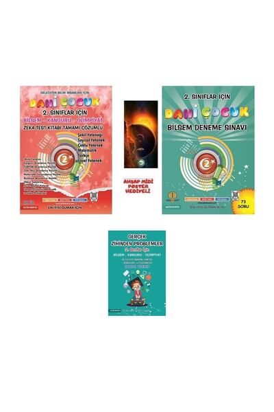 NARTEST Altın Nokta 2 Sınıf Dahi Çocuk Bilsem Kanguru Olimpiyat Test K.ve Den...