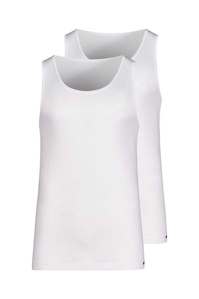 Skiny Herren Athlete, 2er-Pack – Baumwollvorteil, Unterhemd, ärmellos, Stretch-Baumwolle
