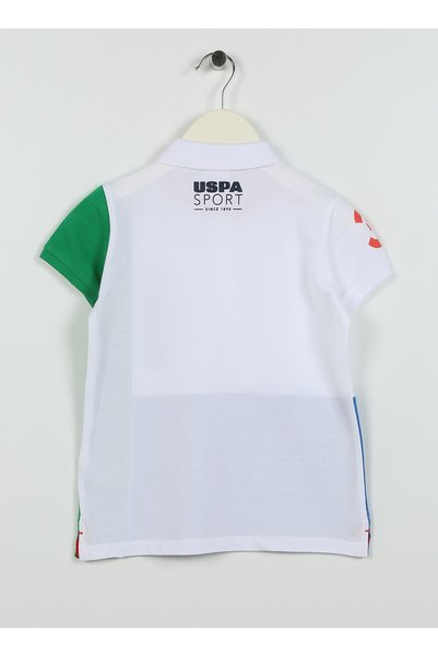 U.S. Polo Assn. Printed White Boy T-shirt