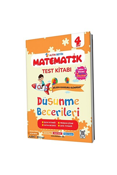 Nartest Yayınevi 4. Sınıf Altın Beyin Matematik Test Kitabı Altın Nokta