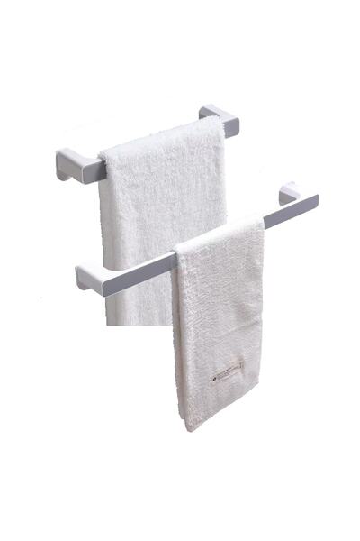 Mars & Hars 2li Kendinden Yapışkanlı, Dekoratif, Şık, Güçlü Havlu Askısı 25,7...