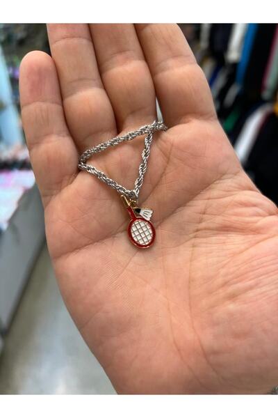 Kuzgunshop Tenis Raketi Kolye