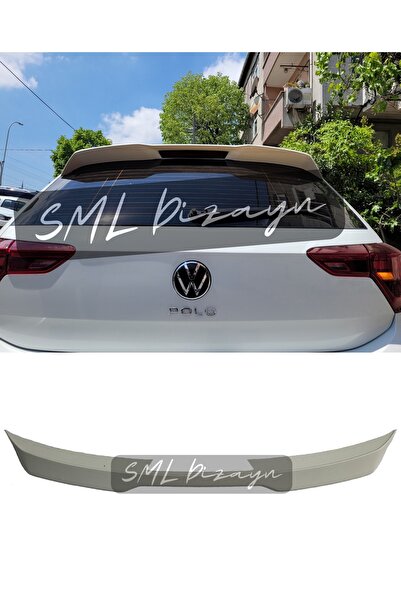 SML Dizayn Volkswagen Polo Mk6.5 (2022-2023) Bagaj Üstü-tavan Spoiler-rüzgarl...