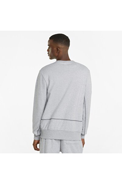 Puma Pivot Crew EMB Ανοιχτό Γκρι Heather