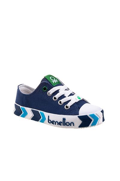 Benetton blue sneakers top